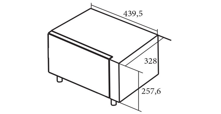 Lò vi sóng độc lập Cata FS 20 WH - Hàng chính hãng