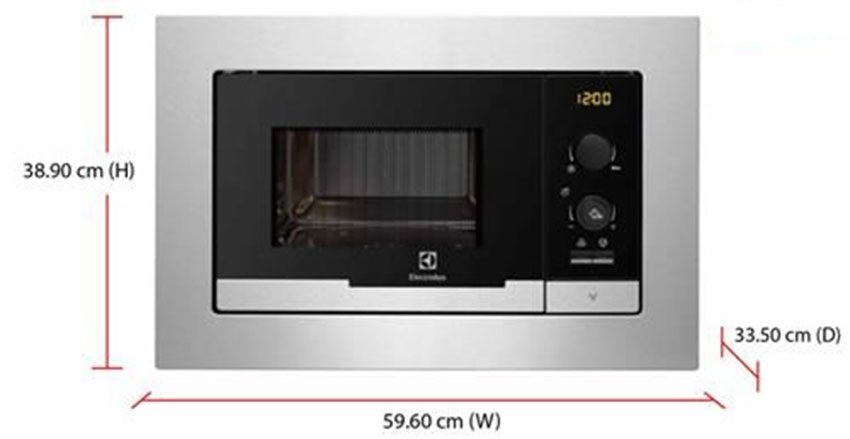 Lò vi sóng âm tủ Electrolux EMS2085X - Hàng chính hãng