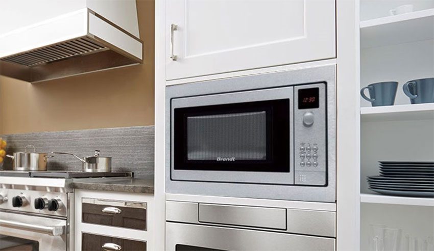 Lò vi sóng kèm nướng âm tủ Brandt ME1040X - Hàng chính hãng