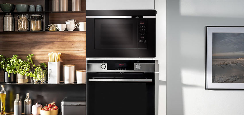 Lò vi sóng kết hợp nướng Amica AMGB20E1GB - Hàng chính hãng