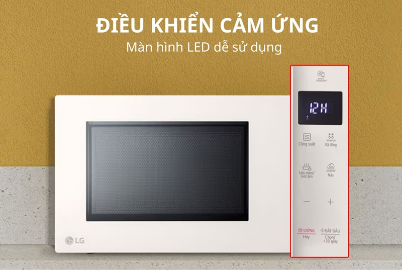Lò vi sóng LG 25 lít MS2535GIK - Hàng chính hãng