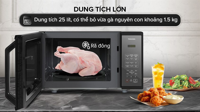 Lò vi sóng Toshiba MM-EM25PE(BM) 25 lít  - Hàng chính hãng