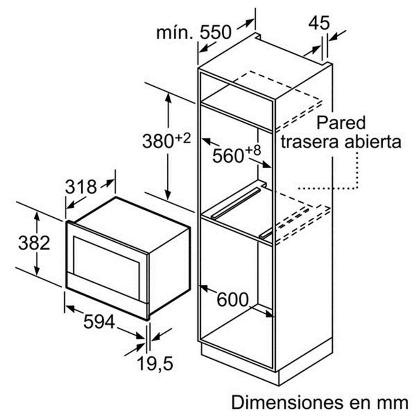 Lò Vi Sóng Bosch BFL634GB1 - Hàng chính hãng