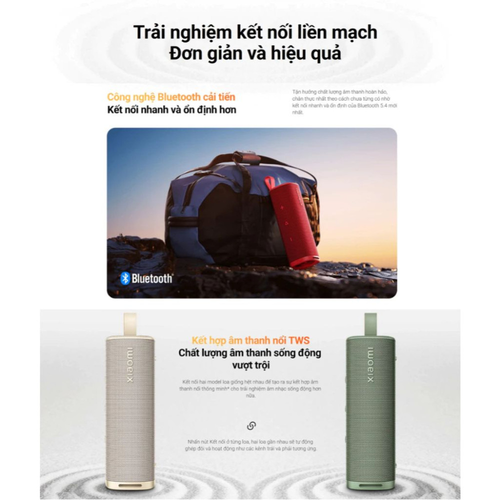 Loa Bluetooth Xiaomi Sound Outdoor 30W QBH4370GL - Hàng chính hãng