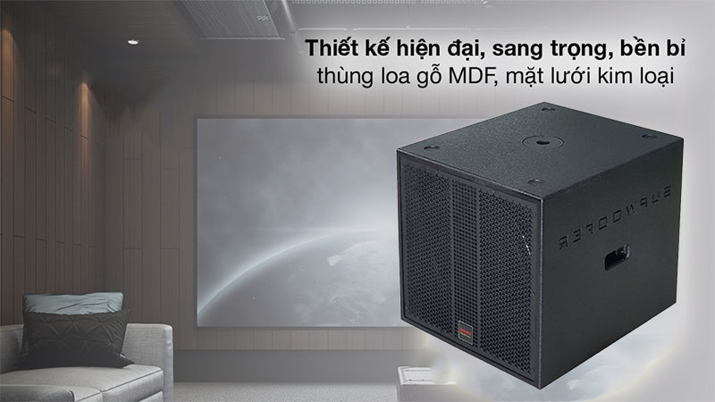 Loa Sub điện Lovina SD016 - Hàng chính hãng