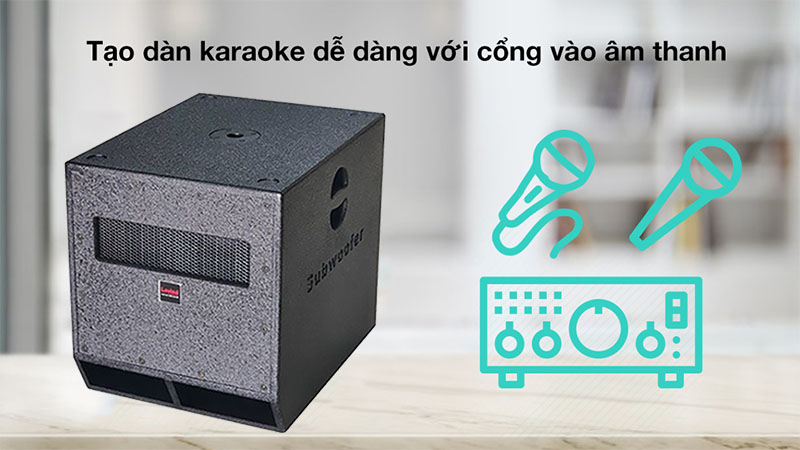 Loa Sub điện Lovina SD017 - Hàng chính hãng