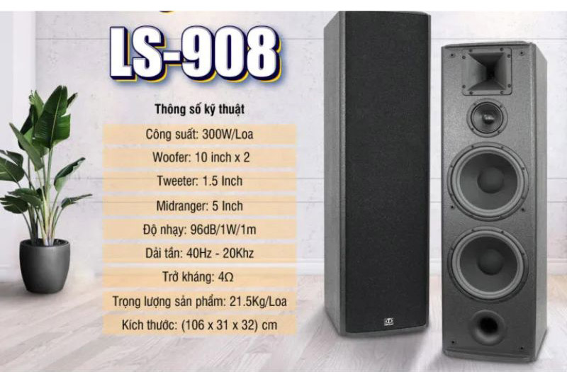 Loa đứng Dalton LS-908 - Hàng chính hãng