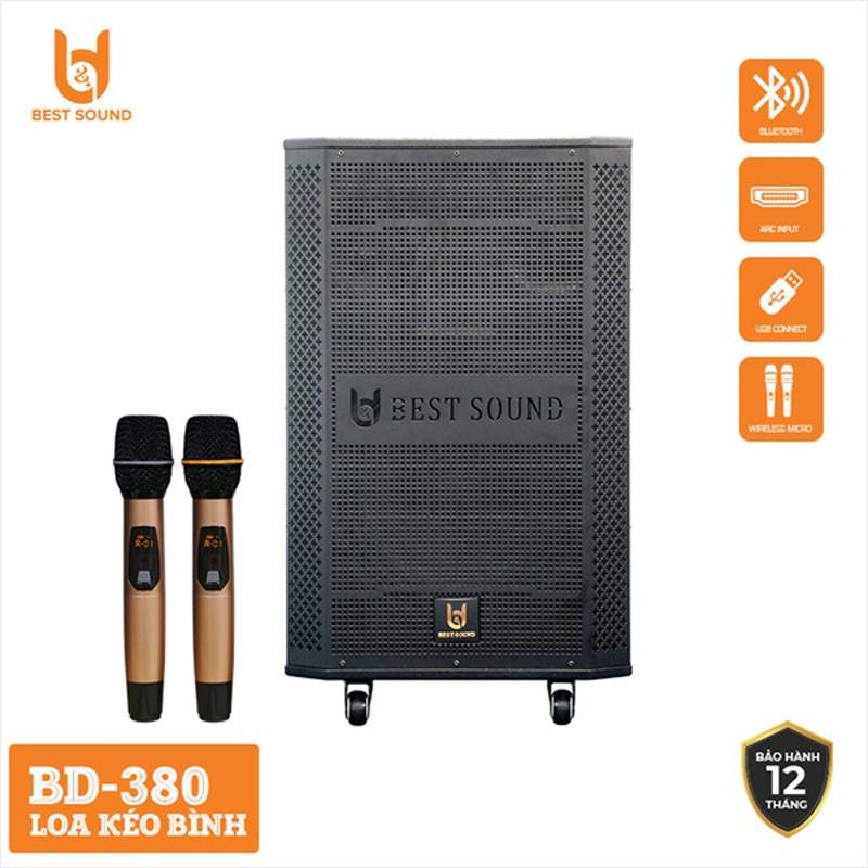 Loa Kéo Best Sound BD-380 - Hàng chính hãng