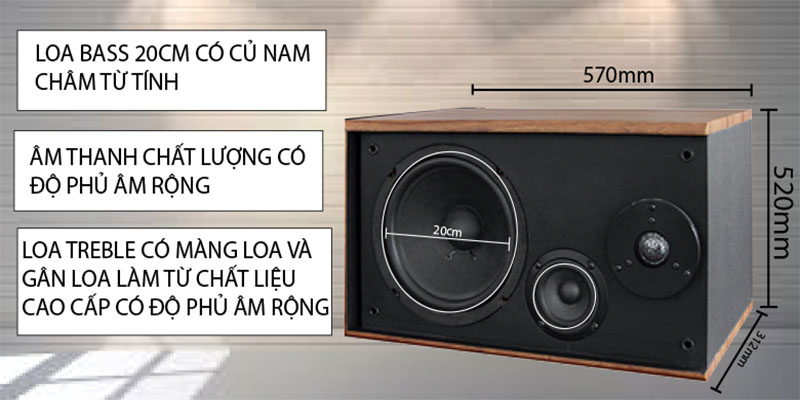Loa karaoke Arirang 301 - Hàng chính hãng