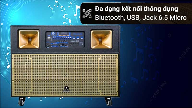 Loa karaoke di động Asanzo AT40 - Hàng chính hãng