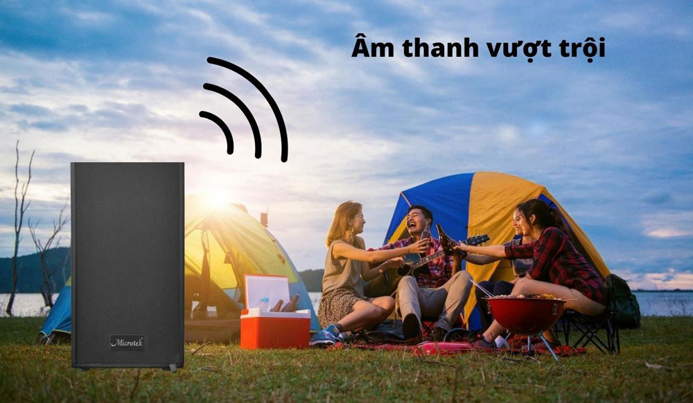 Loa karaoke di động Microtek MTK 20 - Hàng chính hãng