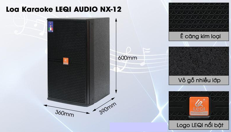 Loa karaoke di động Leqi NX-12 - Hàng chính hãng