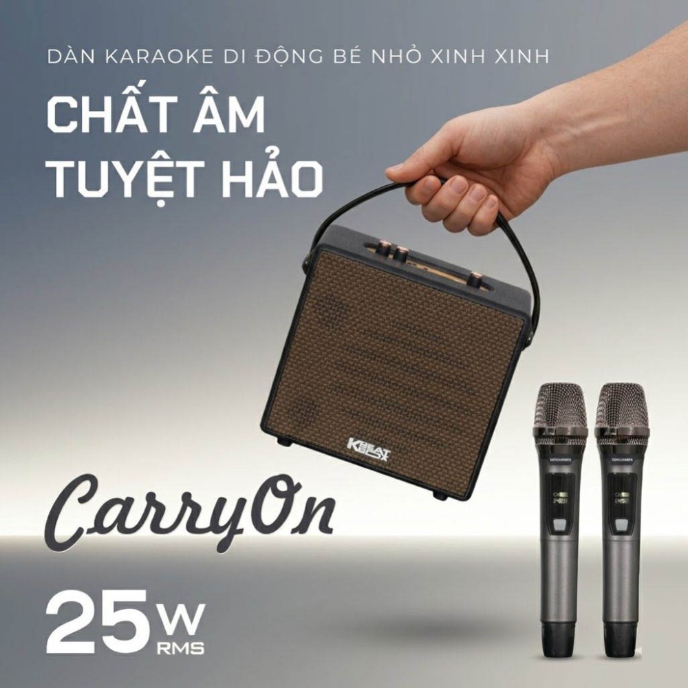 Loa karaoke di động Acnos CARRYON - Hàng chính hãng