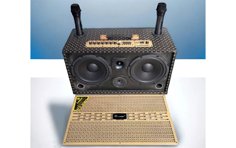 Loa karaoke xách tay Leong L-8011 - Hàng chính hãng