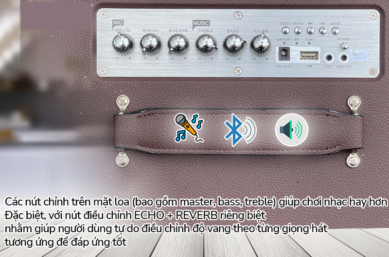 Loa karaoke xách tay Kcbox KC-135 - Hàng chính hãng