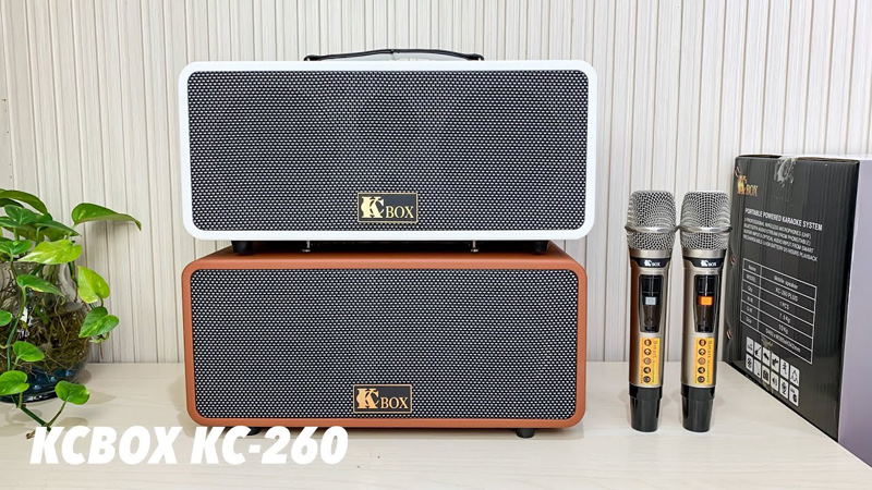Loa karaoke xách tay Kcbox KC-260 - Hàng chính hãng