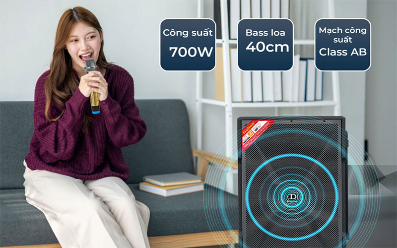 Loa kéo Dalton TS-15G700X - Hàng chính hãng