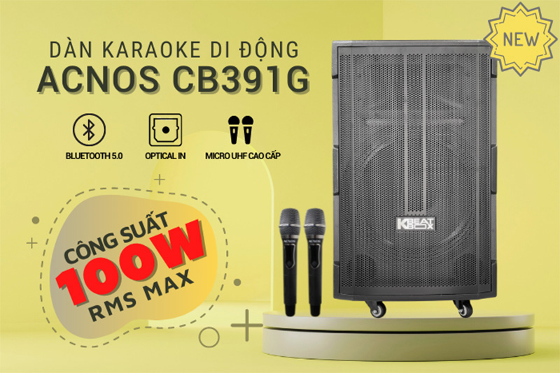 Loa kéo di động Acnos CB391G - Hàng chính hãng
