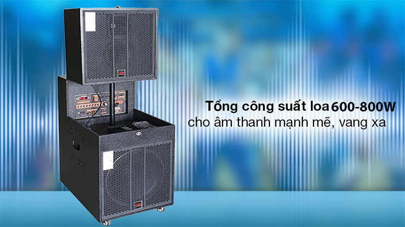 Loa kéo bình công suất lớn Lovina KB11802 - Hàng chính hãng