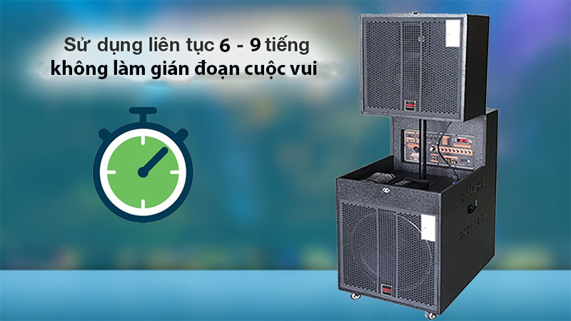 Loa kéo bình công suất lớn Lovina KB11802 - Hàng chính hãng