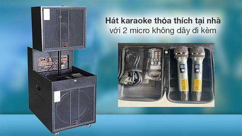 Loa kéo bình công suất lớn Lovina KB11802 - Hàng chính hãng