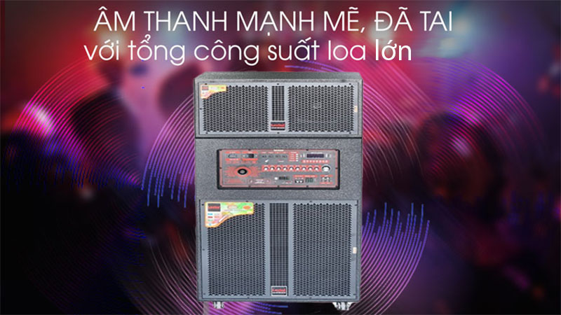 Loa kéo bình công suất lớn Lovina KB11803 - Hàng chính hãng