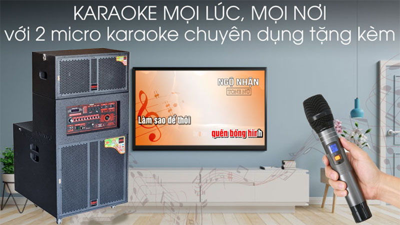 Loa kéo bình công suất lớn Lovina KB11803 - Hàng chính hãng