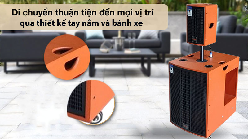 Loa kéo bình công suất lớn Lovina KB21201 - Hàng chính hãng