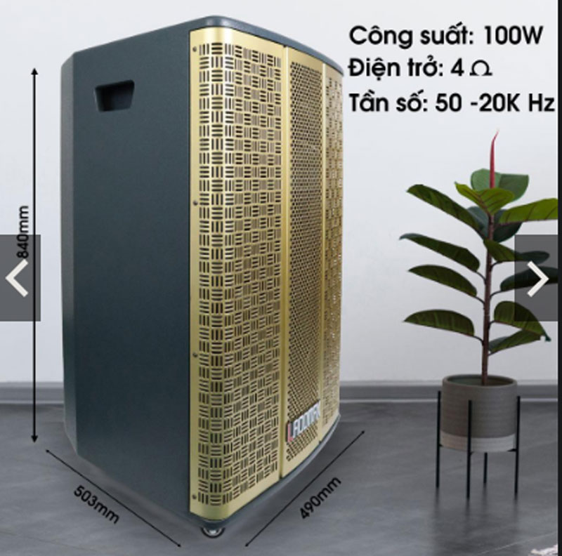 Loa kéo karaoke di động Ladomax K-T517 - Hàng chính hãng