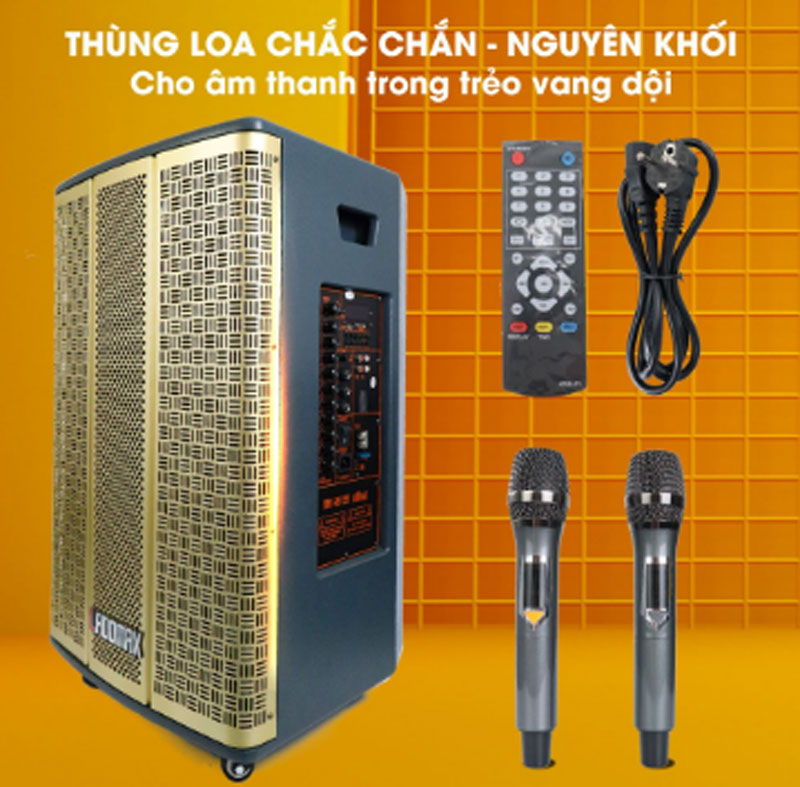 Loa kéo karaoke di động Ladomax K-T517 - Hàng chính hãng