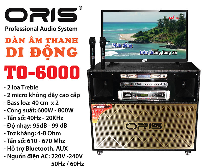 Loa kéo Oris TO-6000 - Hàng chính hãng