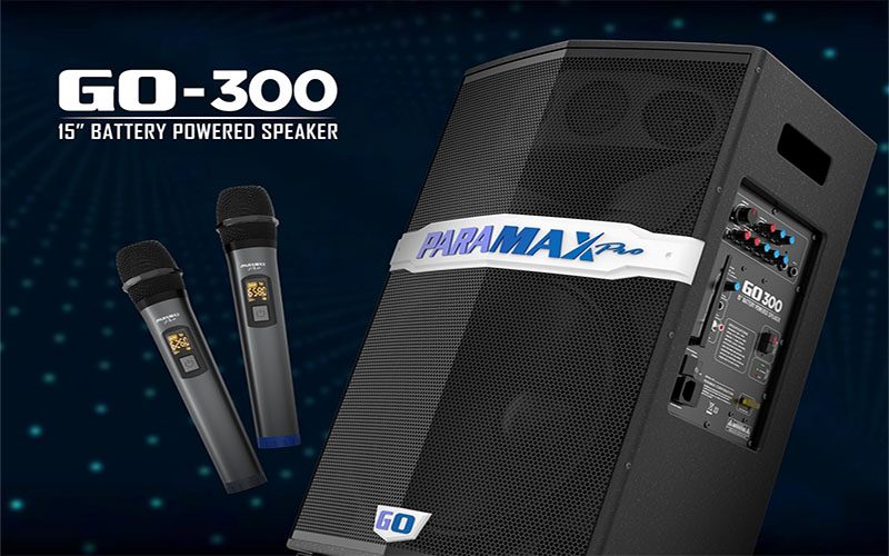 Loa kéo di động Paramax GO-300 - Hàng chính hãng