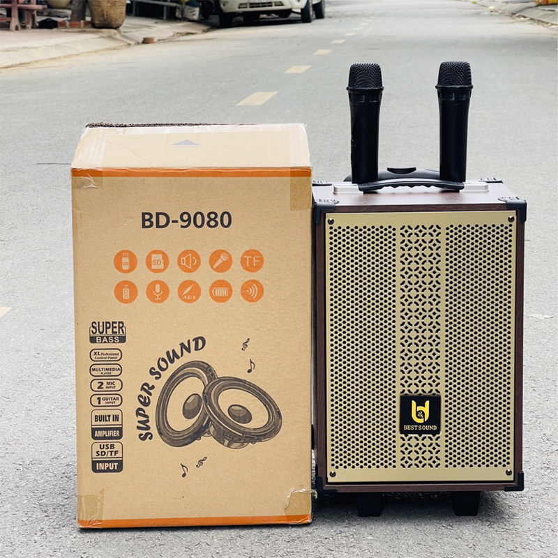 Loa kéo di động BestSound BD-9080 - Hàng chính hãng