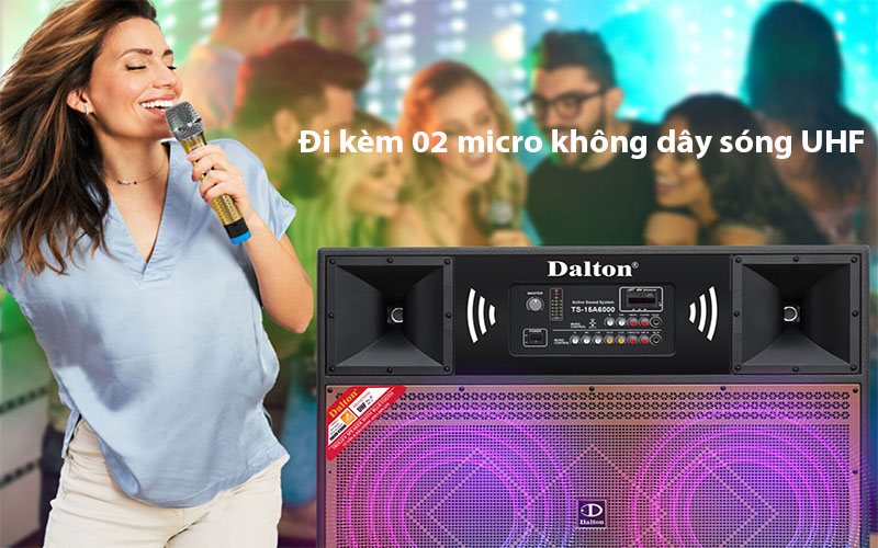 Loa kéo điện Dalton TS-15A6000 - Hàng chính hãng