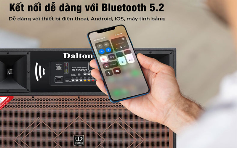 Loa kéo điện Dalton TS-15A6000 - Hàng chính hãng