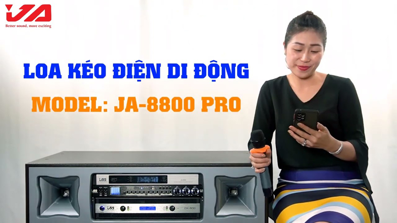 Loa kéo điện JA 8800PRO - Hàng chính hãng