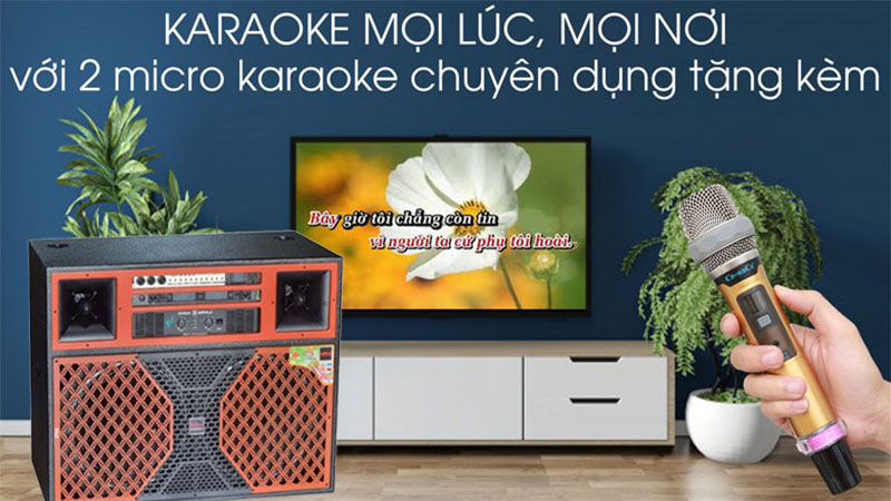 Loa kéo điện Lovina KD2151 - Hàng chính hãng