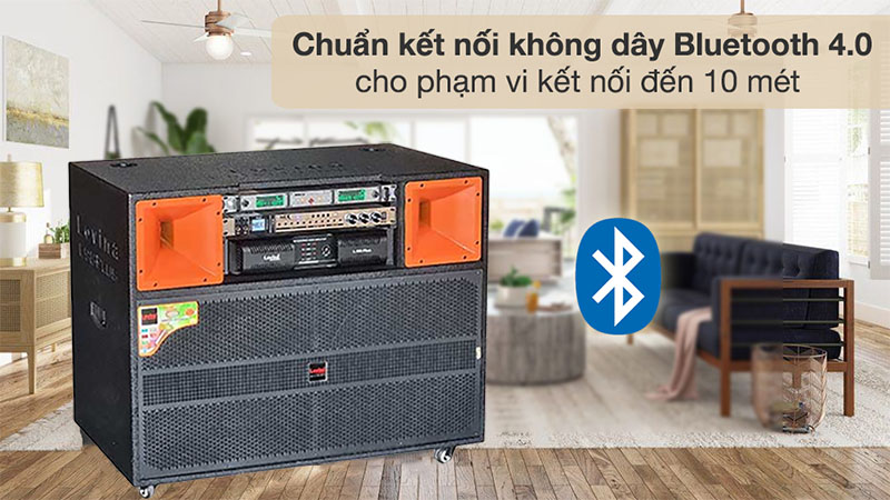 Loa kéo điện công suất lớn Lovina KD98PLUS - Hàng chính hãng