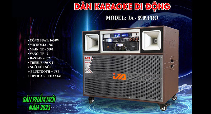  Loa kéo điện JA-8909 PRO - Hàng chính hãng