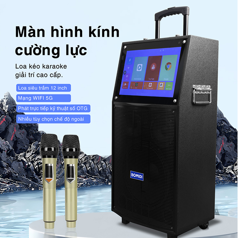 Loa kéo karaoke Bomidi TS01 - Hàng chính hãng