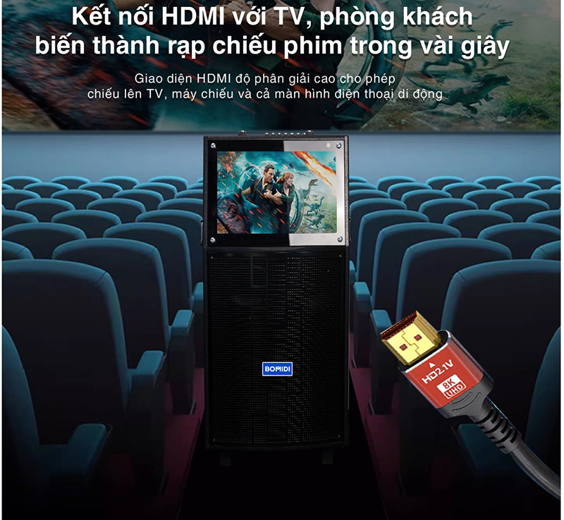Loa kéo karaoke Bomidi TS01 - Hàng chính hãng