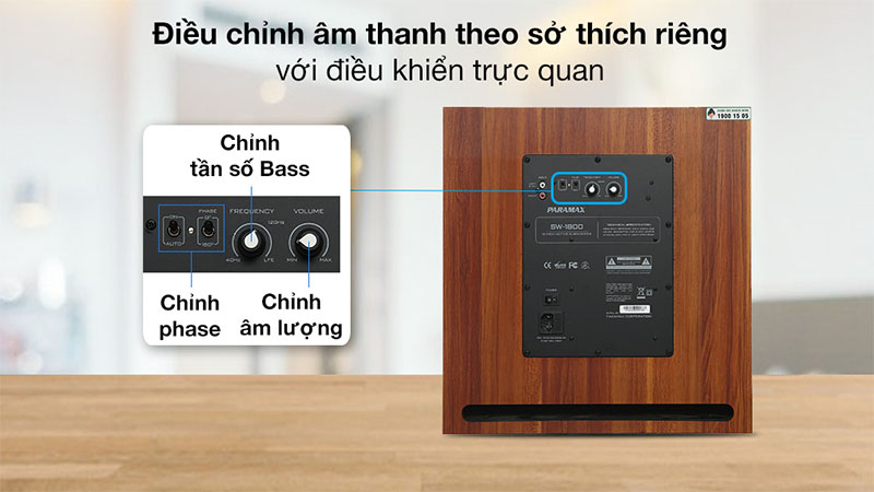 Loa siêu trầm Paramax SW-1800 - Hàng chính hãng