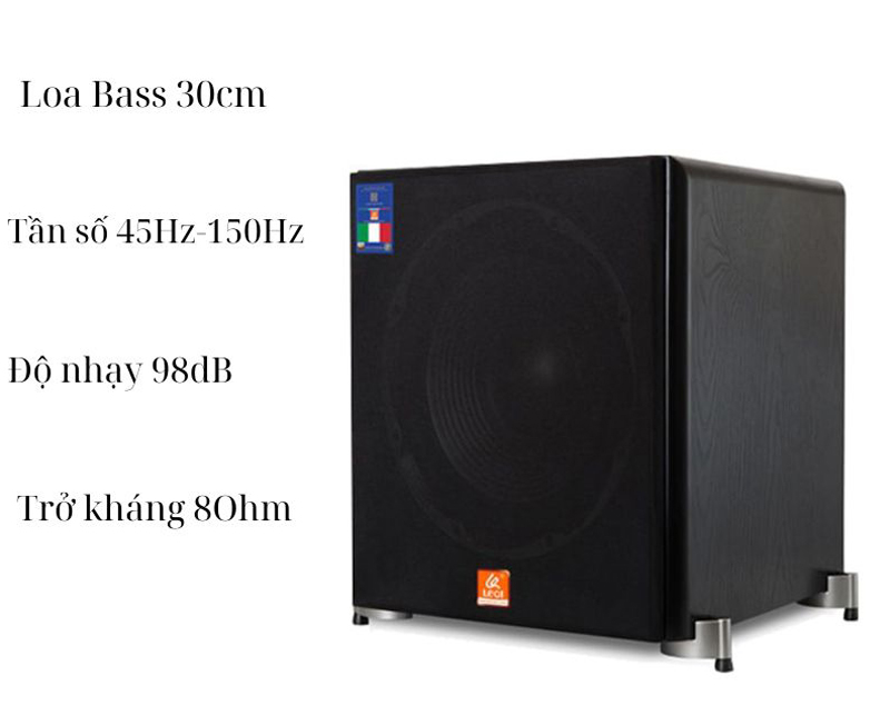 Loa sub điện Leqi audio VX-12S - Hàng chính hãng