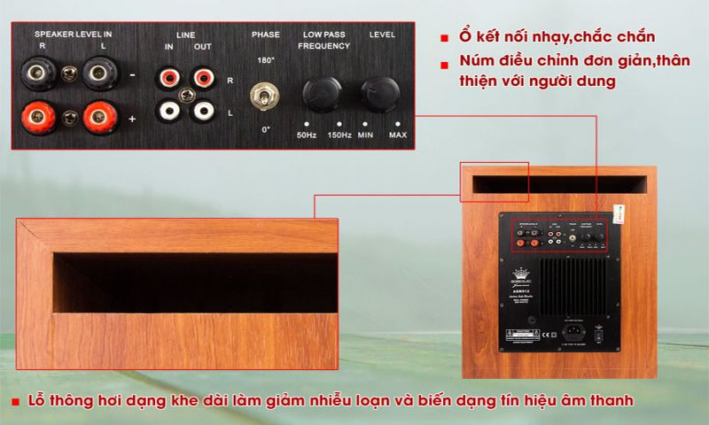 Loa sub karaoke VinaKTV Bosselec ASW-912 - Hàng chính hãng