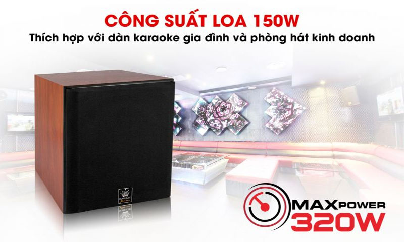 Loa sub karaoke VinaKTV Bosselec ASW-912 - Hàng chính hãng