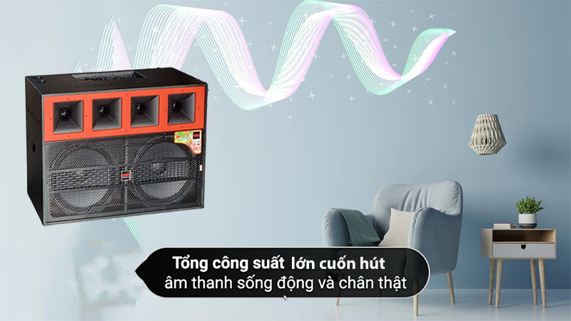 Loa tủ kéo bình Lovina KB2020B - Hàng chính hãng