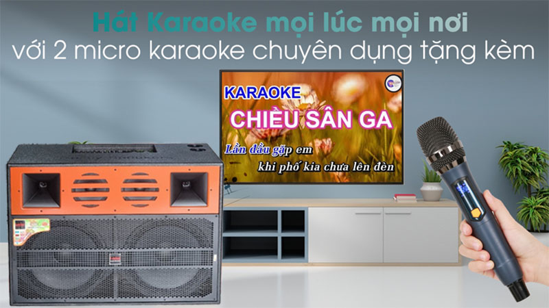 Loa tủ kéo bình Lovina KB2020C - Hàng chính hãng