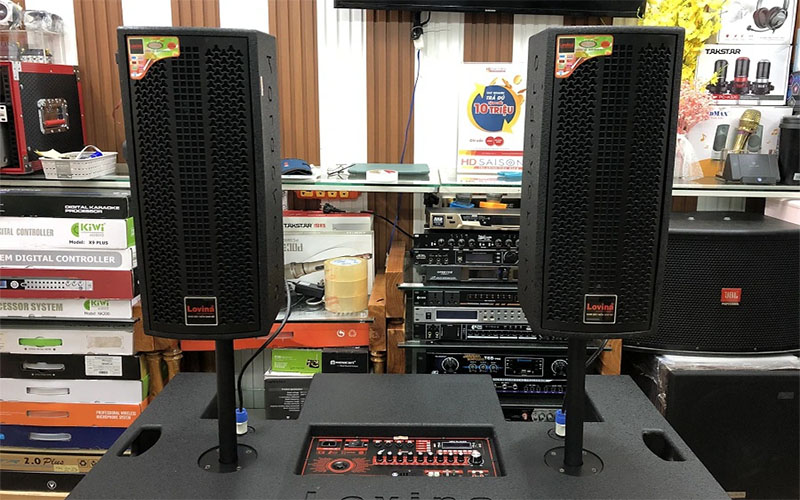 Loa kéo bình chuyên nghiệp Lovina KB21802 - Hàng chính hãng