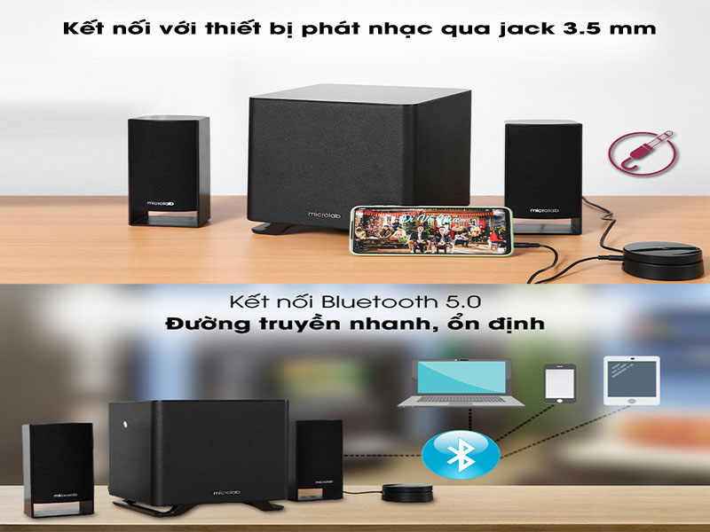Loa vi tính Microlab M-600BT - Hàng chính hãng