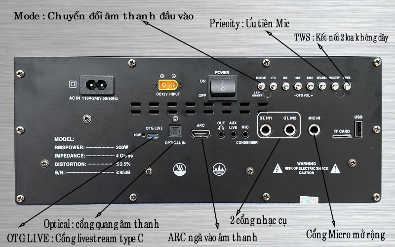 Loa xách tay Kcbox KC279-Pro - Hàng chính hãng